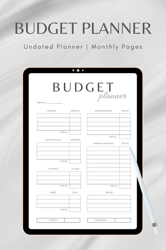 Monthly Budget Planner